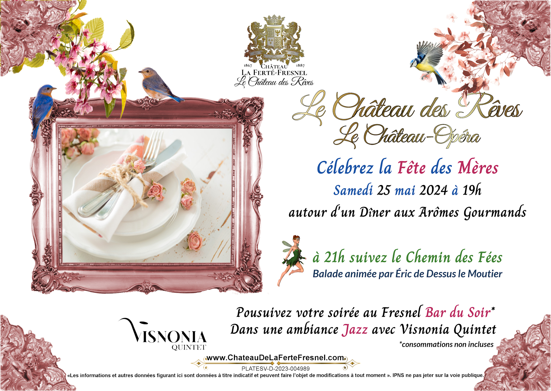 Dîner gastronomique Fleurs et Vins